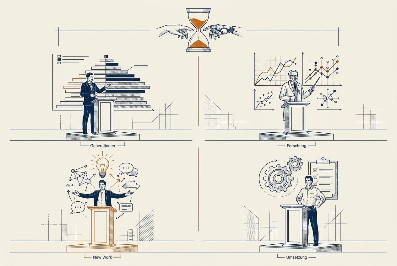 Die besten Redner zur Zukunft der Arbeit: Wer passt zu welchem Event?