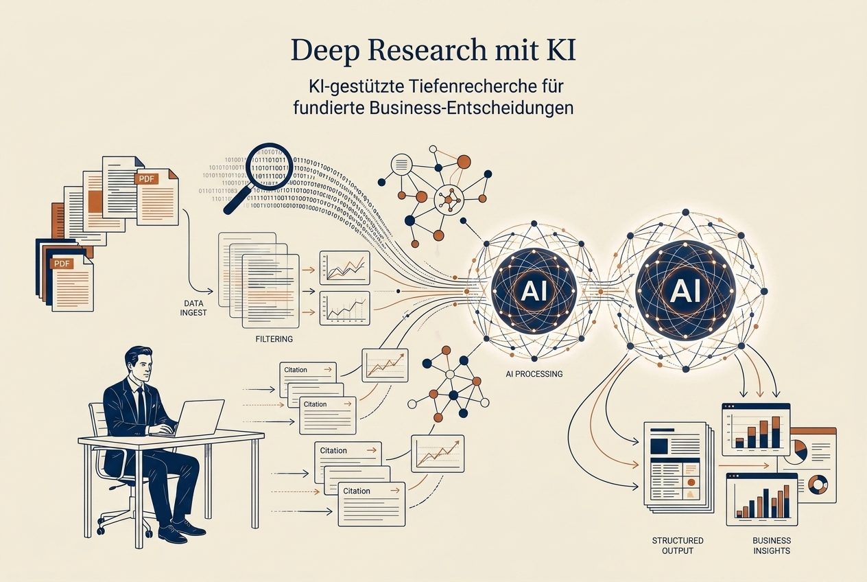 Deep Research mit KI – Wie Du Wissen findest, das andere nicht mal suchen