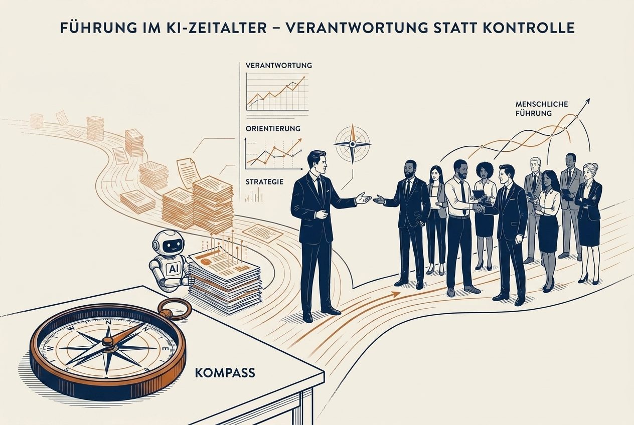 KI nimmt Führungskräften Arbeit ab. Aber nicht die Verantwortung.