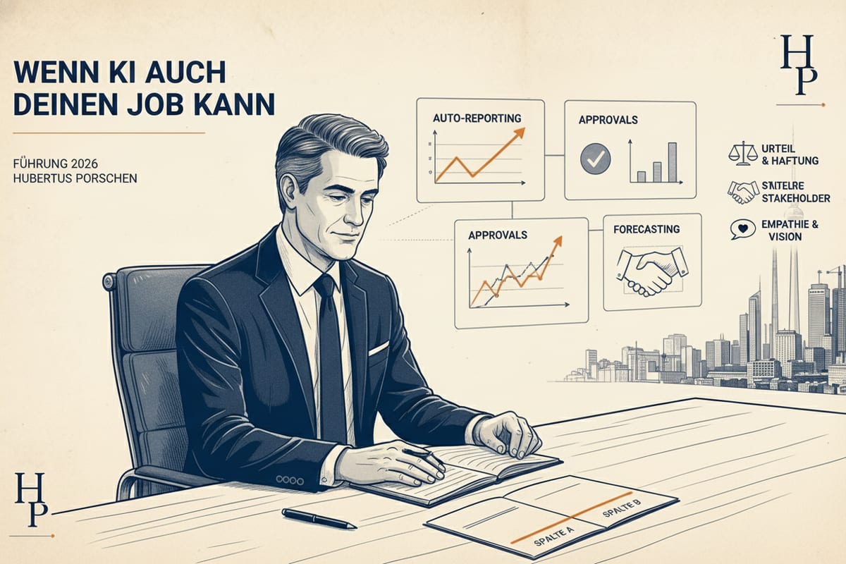 Wenn KI auch deinen Job kann — was Geschäftsführer 2026 wirklich noch leisten müssen