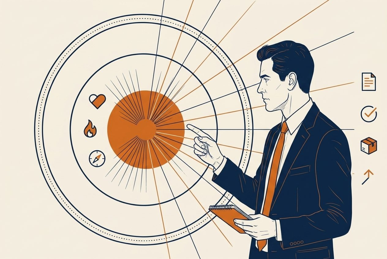 Simon Sineks Why-How-What 2026: Warum der Golden Circle gerade jetzt KI-Einführungen trägt — und wo das Modell an Grenzen stößt