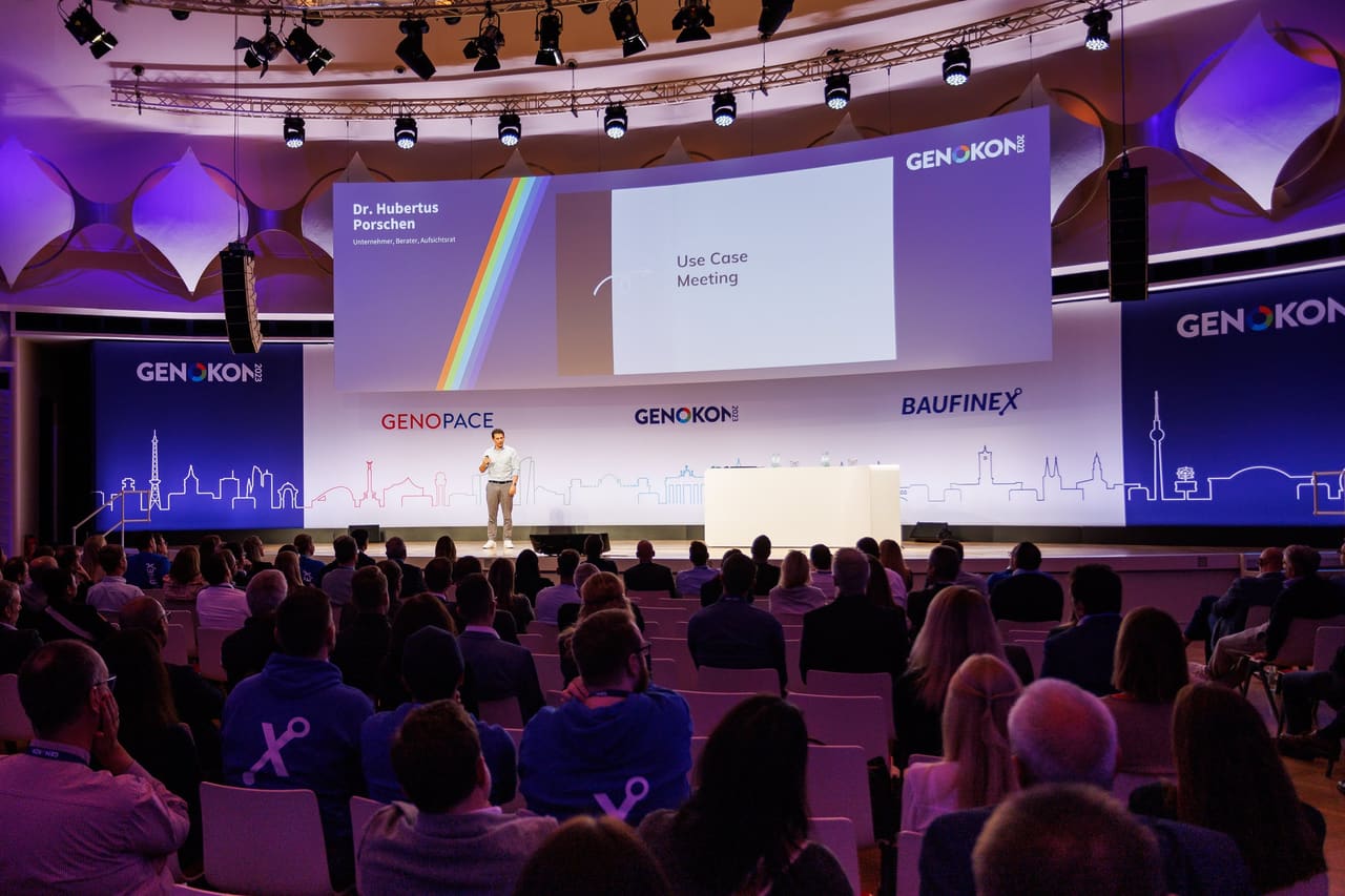 Dr. Hubertus Porschen — Keynote live bei GENOKON