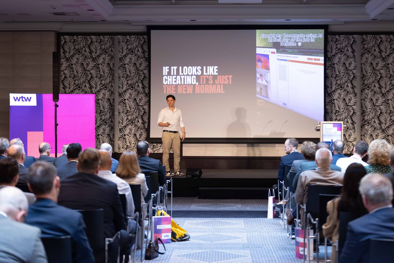 Dr. Hubertus Porschen — KI-Keynote live bei WTW